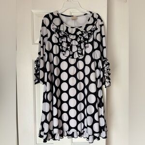 Zadie B’s Black and White Polka Dot Top